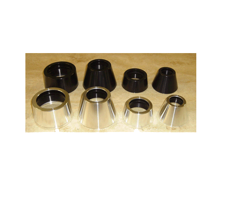 TA5439PB, Tailcone Retainer Assembly, 54mm MMT to 3.9" AF, P, Black Anodize
