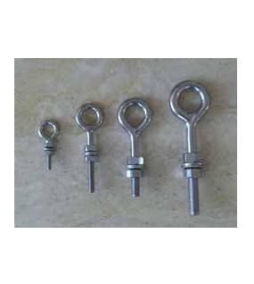 HWE3/8, Eye-Bolt, Welded, Stainless Steel, 3/8"